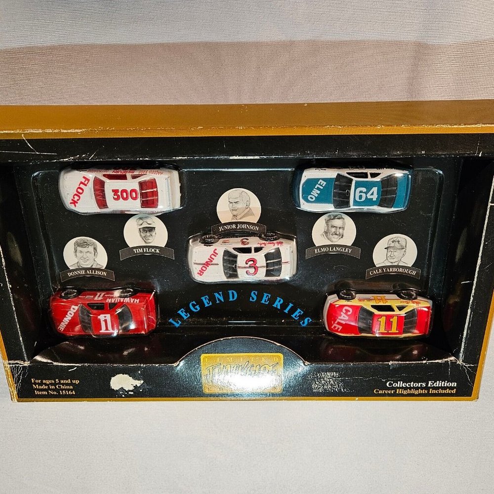 Limited Trackside Edition NASCAR Legend Series Collectors Edition 5 Car Set NIB - Picture 5 of 6